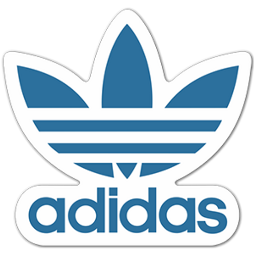 here is a Adidas Originals Blue Logo Sticker from the Logo collection for sticker mania