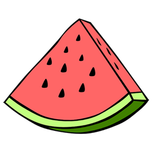 here is a Watermelon Slice Sticker from the Food and Beverages collection for sticker mania