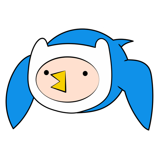 here is a Adventure Time Finn the Bird Sticker from the Adventure Time collection for sticker mania