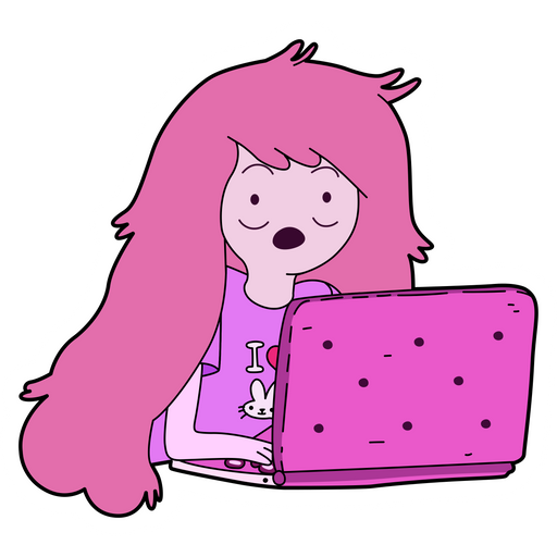here is a Adventure Time Sleepy Princess Bubblegum Sticker from the Adventure Time collection for sticker mania
