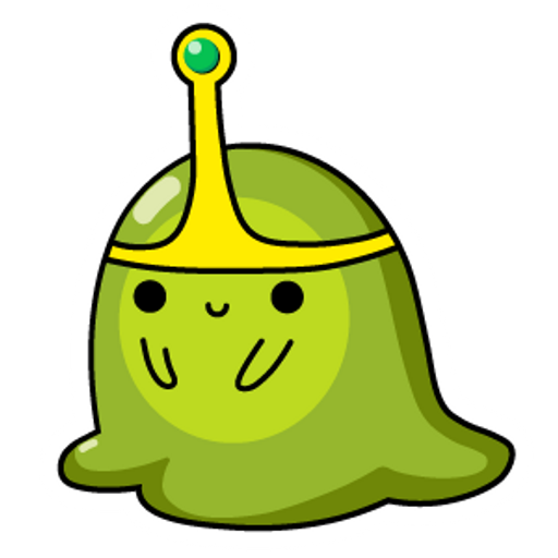 here is a Adventure Time Slime Princess from the Adventure Time collection for sticker mania