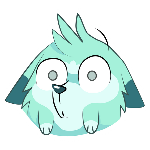 here is a Mint Wolf Sticker from the Animals collection for sticker mania
