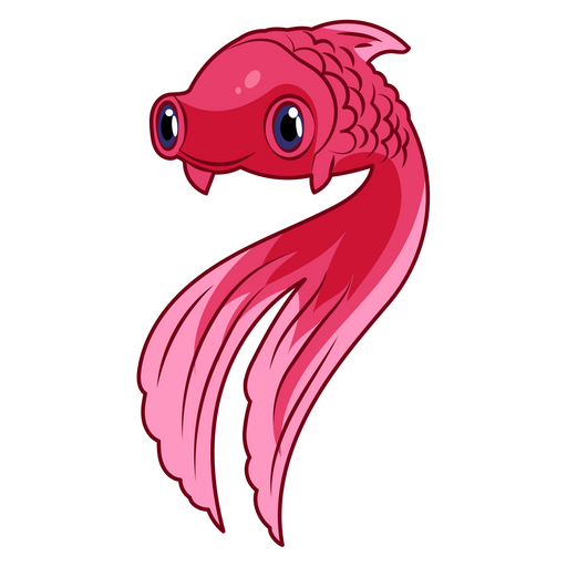 here is a Pink Fish Sticker from the Animals collection for sticker mania