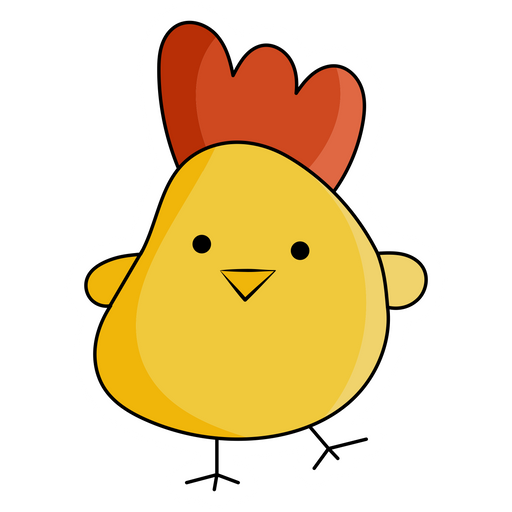 here is a Rooster Chick Sticker from the Animals collection for sticker mania