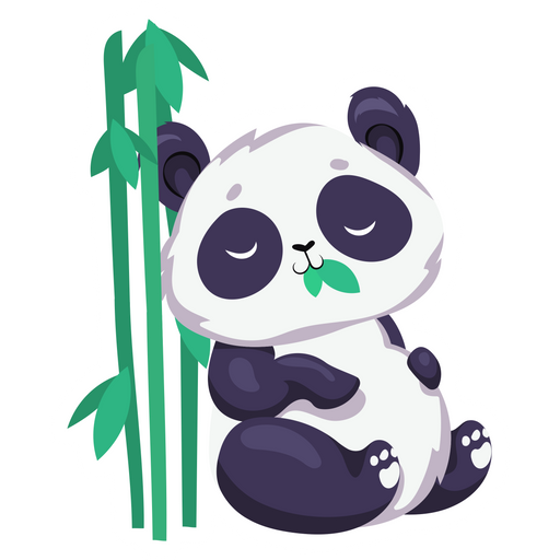 here is a Sleeping Cute Panda Sticker from the Animals collection for sticker mania