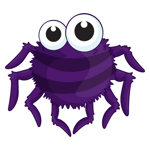 here is a Cute Purple Spider Sticker from the Cute collection for sticker mania