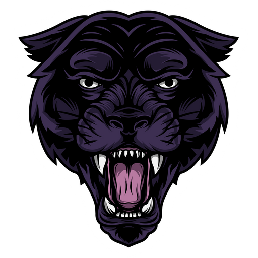 here is a Furious Black Panther Sticker from the Animals collection for sticker mania