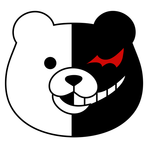 here is a Danganronpa Monokuma Sticker from the Games collection for sticker mania