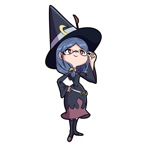 here is a Little Witch Academia Ursula Callistis Sticker from the Anime collection for sticker mania