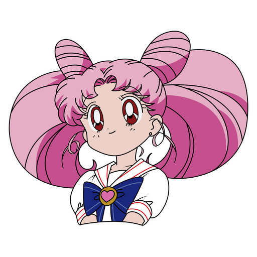 here is a Sailor Moon Chibiusa Tsukino Sticker from the Anime collection for sticker mania