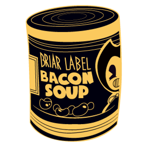 here is a Bacon Soup Bendy from the Bendy and the Ink Machine collection for sticker mania