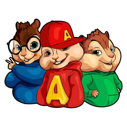 here is a Alvin and the Chipmunks Sticker from the Cartoons collection for sticker mania
