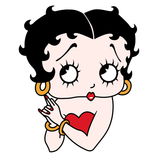 here is a Betty Boop Sticker from the Cartoons collection for sticker mania