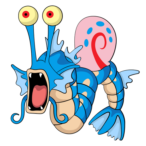 here is a Garydos Sticker from the SpongeBob collection for sticker mania