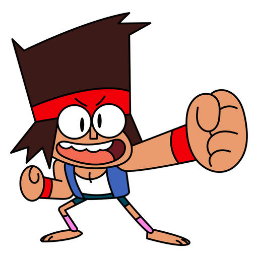 here is a OK K.O.! Let's Be Heroes Kaio Kincaid Sticker from the Cartoons collection for sticker mania