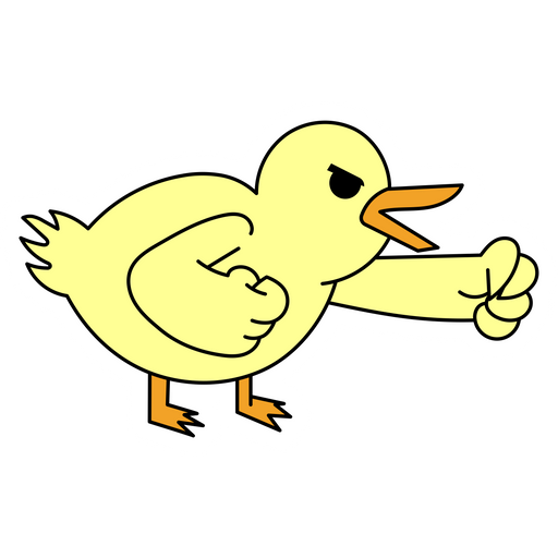 here is a One More Show Baby Ducks Shock Sticker from the Cartoons collection for sticker mania
