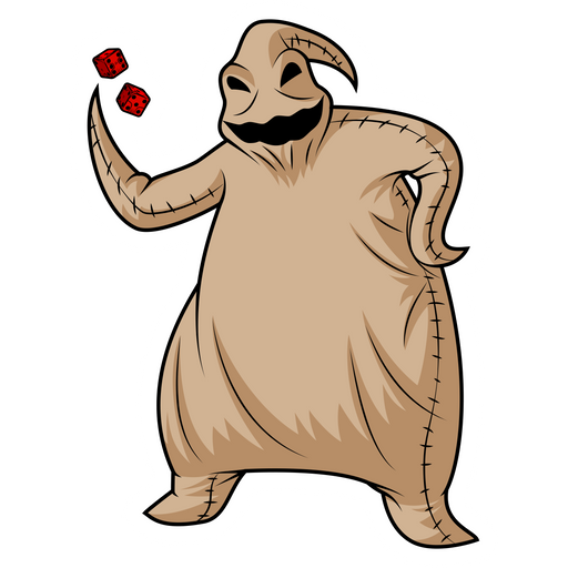 here is a The Nightmare Before Christmas Oogie Boogie Sticker from the Disney Cartoons collection for sticker mania