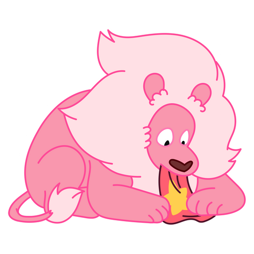 here is a Steven Universe Lion Bag of Chips Sticker from the Cartoons collection for sticker mania