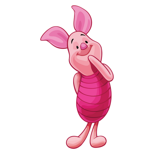 here is a Winnie‑the‑Pooh Piglet Sticker from the Disney Cartoons collection for sticker mania