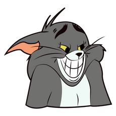 Tom And Jerry Laughing Tom Sticker Sticker Mania