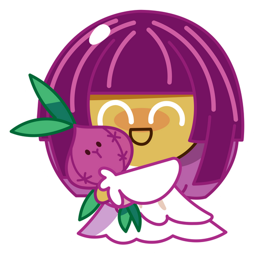 here is a Cookie Run Onion Cookie Cheerful Sticker from the Cookie Run collection for sticker mania