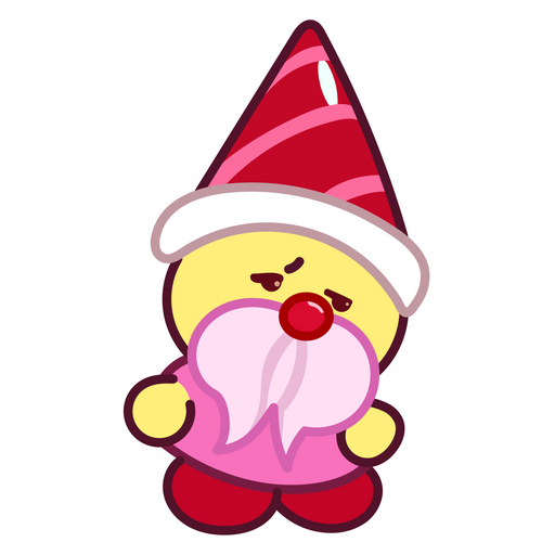 here is a Cookie Run Sugar Gnome Sad Sticker from the Cookie Run collection for sticker mania