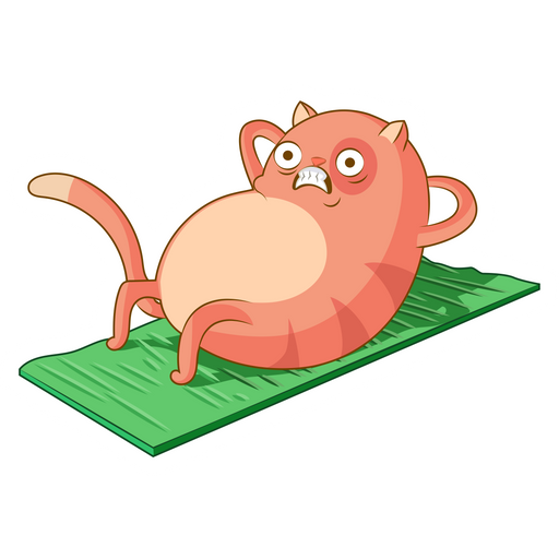 here is a Workout Cat Sticker from the Cute Cats collection for sticker mania