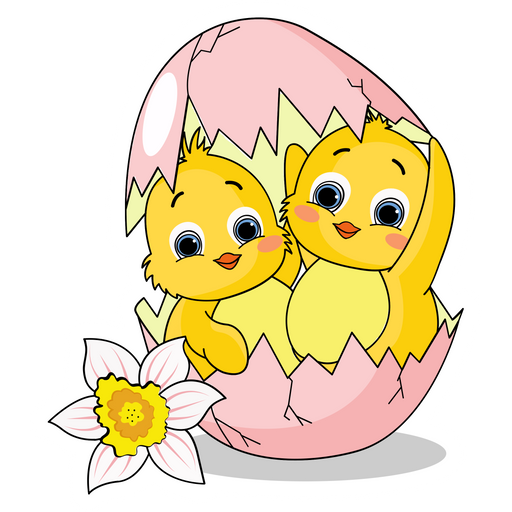 here is a Cute Chicks in the Pink Egg Sticker from the Cute collection for sticker mania