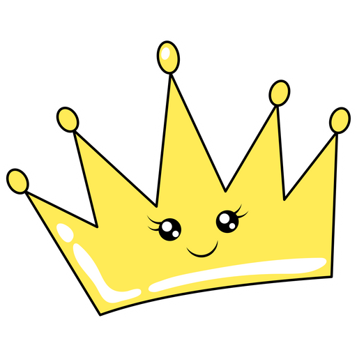 here is a Cute Crown Sticker from the Cute collection for sticker mania