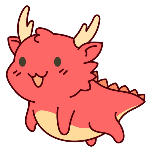 here is a Cute Dragon Sticker from the Cute collection for sticker mania