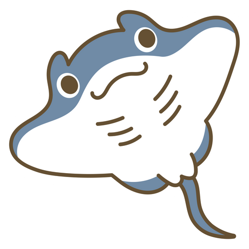 here is a Cute Stingray Sticker from the Cute collection for sticker mania