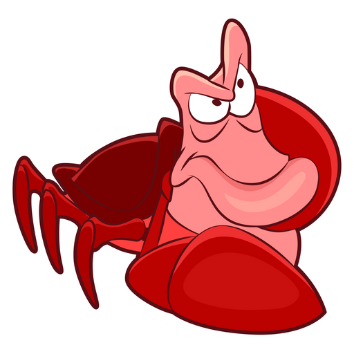 here is a The Little Mermaid Sebastian Sticker from the Disney Cartoons collection for sticker mania