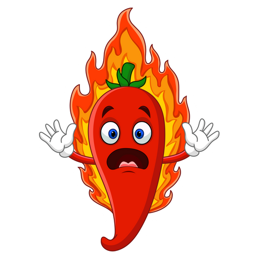 here is a Chili Pepper Stop Fire Sticker from the Food and Beverages collection for sticker mania