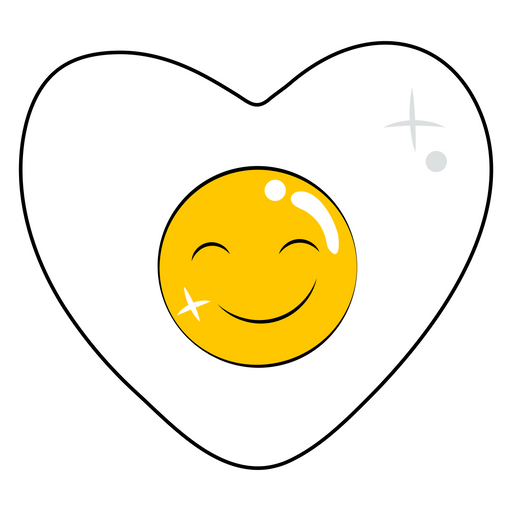 here is a Happy Scrambled Egg Sticker from the Food and Beverages collection for sticker mania