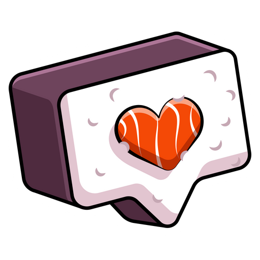 here is a Like Sushi Sticker from the Food and Beverages collection for sticker mania