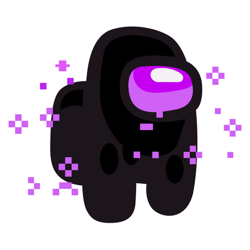 here is a Among Us Enderman Sticker from the Among Us collection for sticker mania
