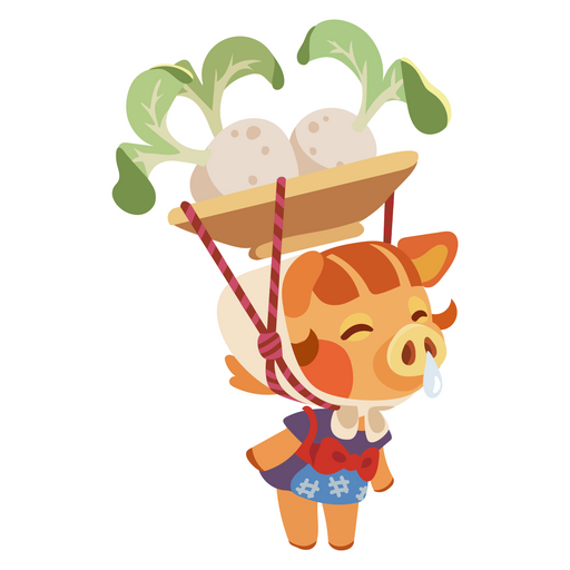 here is a Animal Crossing Daisy Mae Sticker from the Games collection for sticker mania