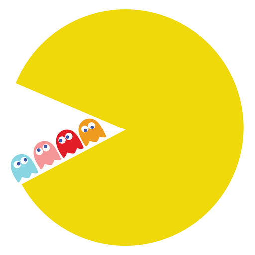 here is a Big Pac-Man Sticker from the Games collection for sticker mania