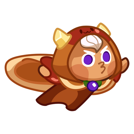 here is a Cookie Run Pancake Cookie Flying Sticker from the Cookie Run collection for sticker mania