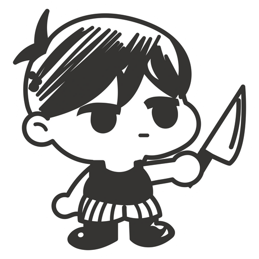 here is a Omori Cute Sticker from the Games collection for sticker mania