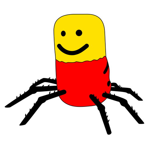here is a Roblox Despacito Spider Sticker from the Games collection for sticker mania