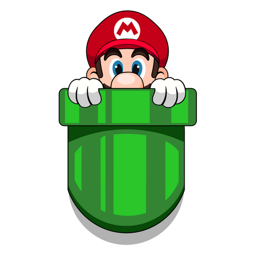 here is a Super Mario Pocket Mario Sticker from the Super Mario collection for sticker mania
