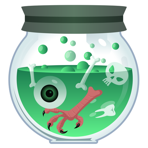 here is a Green Poison for Halloween Sticker from the Halloween collection for sticker mania