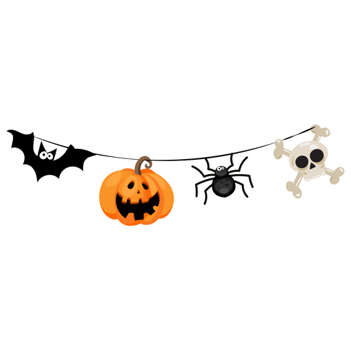 here is a Halloween Garland Sticker from the Halloween collection for sticker mania