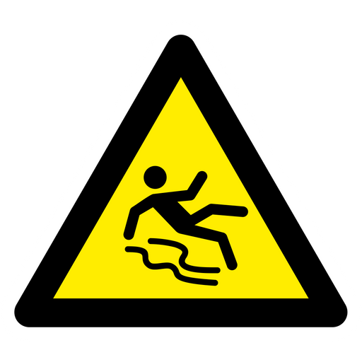 here is a Slippery Road Sign Sticker from the Hilarious Road Signs collection for sticker mania