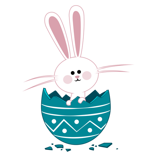 here is a Easter Bunny in Egg Sticker from the Holidays collection for sticker mania