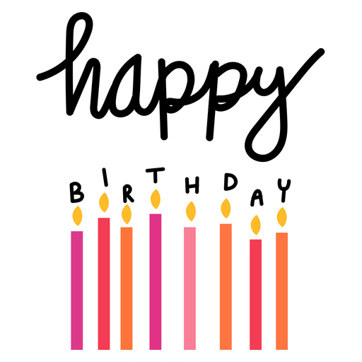 here is a Happy Birthday Sticker from the Inscriptions and Phrases collection for sticker mania