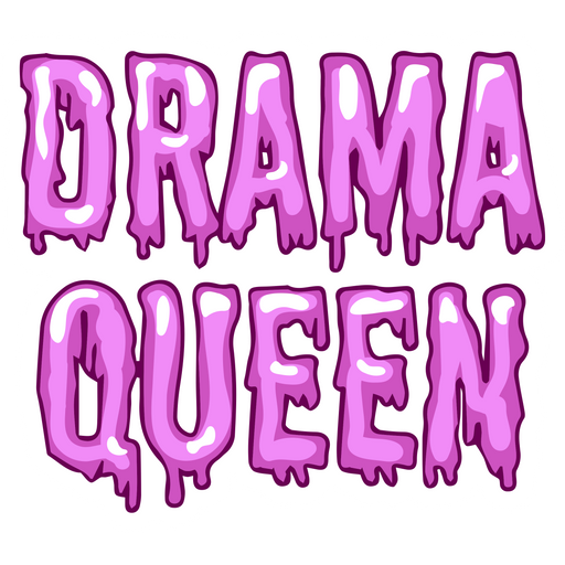 here is a Inscription Drama Queen Sticker from the Inscriptions and Phrases collection for sticker mania