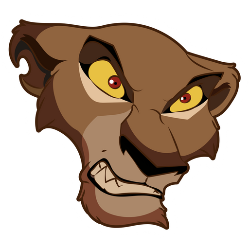 here is a The Lion King Zira Evil Sticker from the The Lion King collection for sticker mania