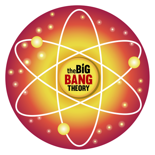 here is a The Big Bang Theory Logo Sticker from the Logo collection for sticker mania